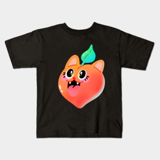 Peach Kitty Kids T-Shirt